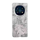 For OPPO Find N5 Embroidery Style Full Coverage Phone Case(Grey) - 1
