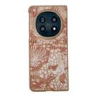 For OPPO Find N5 Embroidery Style Full Coverage Phone Case(Orange) - 1