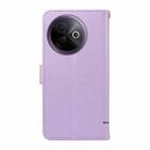 For vivo Y39 5G Global Adorable Cat Embossed Pattern Flip Leather Phone Case(Purple) - 3