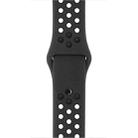 For Apple Watch 42mm / 41mm / 40mm / 38mm xDfind Two Color Silicone Sports Watch Band(Black) - 3