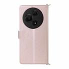For TCL 60 NxtPaper Multifunctional 6-Card Slots Leather Phone Case with Wrist Strap(Pink) - 3