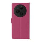 For TCL 60 NxtPaper Multifunctional 6-Card Slots Leather Phone Case with Wrist Strap(Rose Red) - 3