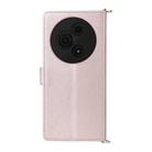 For TCL 605 / 60 SE Multifunctional 6-Card Slots Leather Phone Case with Wrist Strap(Pink) - 3