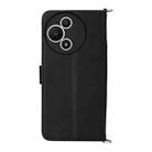 For TCL 60 SE NxtPaper 5G Multifunctional 6-Card Slots Leather Phone Case with Wrist Strap(Black) - 3