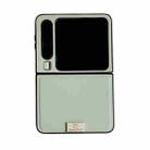 For Huawei Pura X Morandi Solid Color Leather Texture Phone Case(Green) - 1