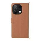 For Umidigi Note 100 4G / 5G / Note 100A Multifunctional 6-Card Slots Leather Phone Case with Wrist Strap(Brown) - 3