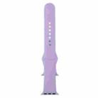 For Apple Watch 46mm / 49mm / 45mm / 44mm xDfind Solid Color Silicone Sports Watch Band(Purple) - 3