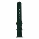 For Apple Watch 46mm / 49mm / 45mm / 44mm xDfind Solid Color Silicone Sports Watch Band(Dark Green) - 3