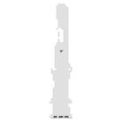 For Apple Watch 46mm / 49mm / 45mm / 44mm xDfind Solid Color Silicone Sports Watch Band(White) - 3