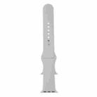 For Apple Watch 42mm / 41mm / 40mm / 38mm xDfind Solid Color Silicone Sports Watch Band(Grey) - 3