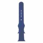 For Apple Watch 42mm / 41mm / 40mm / 38mm xDfind Solid Color Silicone Sports Watch Band(Blue) - 3