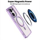 For Redmi Note 13 4G MagSafe Magnetic Clear Phone Case(White) - 3