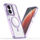For Redmi A5 4G 173.3mm MagSafe Magnetic Clear Phone Case(Purple) - 1