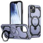 For iPhone 14 / 13 Cooling MagSafe Holder Phone Case(Light Blue) - 1