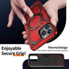For iPhone 12 Pro / 12 Cooling MagSafe Holder Phone Case(Red) - 3
