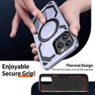 For iPhone 12 Pro / 12 Cooling MagSafe Holder Phone Case(Light Blue) - 3