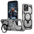 For iPhone 12 Pro / 12 Cooling MagSafe Holder Phone Case(Silver) - 1