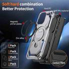 For iPhone 12 Pro / 12 Cooling MagSafe Holder Phone Case(Silver) - 2