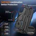For iPhone 14 Pro Cooling MagSafe Holder Phone Case(Black) - 2