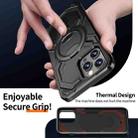 For iPhone 14 Pro Cooling MagSafe Holder Phone Case(Black) - 3
