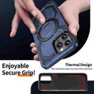 For iPhone 14 Pro Cooling MagSafe Holder Phone Case(Blue) - 3