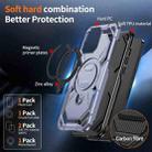 For iPhone 14 Pro Cooling MagSafe Holder Phone Case(Light Blue) - 2