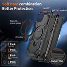 For iPhone 15 Cooling MagSafe Holder Phone Case(Black) - 2
