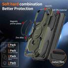 For iPhone 15 Pro Cooling MagSafe Holder Phone Case(Green) - 2