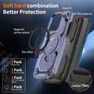 For iPhone 15 Pro Cooling MagSafe Holder Phone Case(Light Blue) - 2