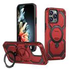 For iPhone 15 Pro Max Cooling MagSafe Holder Phone Case(Red) - 1