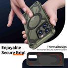 For iPhone 15 Pro Max Cooling MagSafe Holder Phone Case(Green) - 3