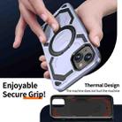 For iPhone 16 Cooling MagSafe Holder Phone Case(Light Blue) - 3