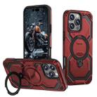For iPhone 16 Pro Cooling MagSafe Holder Phone Case(Red) - 1