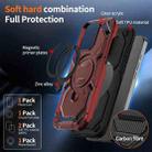 For iPhone 16 Pro Cooling MagSafe Holder Phone Case(Red) - 2