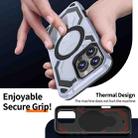For iPhone 16 Pro Cooling MagSafe Holder Phone Case(Light Blue) - 3