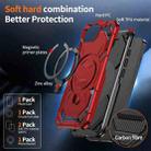For iPhone 16e Cooling MagSafe Holder Phone Case(Red) - 2