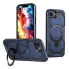 For iPhone 16e Cooling MagSafe Holder Phone Case(Blue) - 1