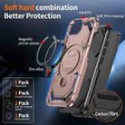 For iPhone 16e Cooling MagSafe Holder Phone Case(Rose Gold) - 2