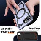 For iPhone 16e Cooling MagSafe Holder Phone Case(Light Blue) - 3
