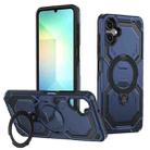 For Samsung Galaxy A06 5G / 4G Cooling MagSafe Holder Phone Case(Blue) - 1