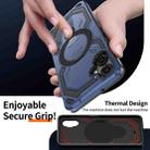 For Samsung Galaxy A06 5G / 4G Cooling MagSafe Holder Phone Case(Blue) - 3