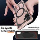 For Samsung Galaxy A06 5G / 4G Cooling MagSafe Holder Phone Case(Rose Gold) - 3