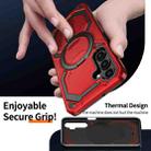 For Samsung Galaxy A15 5G / 4G Cooling MagSafe Holder Phone Case(Red) - 3