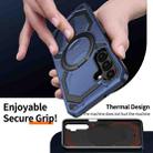 For Samsung Galaxy A05s Cooling MagSafe Holder Phone Case(Blue) - 3