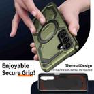 For Samsung Galaxy A05s Cooling MagSafe Holder Phone Case(Green) - 3