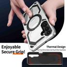 For Samsung Galaxy A05s Cooling MagSafe Holder Phone Case(Silver) - 3