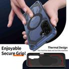 For Samsung Galaxy A26 5G Cooling MagSafe Holder Phone Case(Blue) - 3