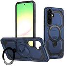 For Samsung Galaxy A36 5G Cooling MagSafe Holder Phone Case(Blue) - 1
