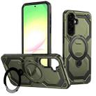 For Samsung Galaxy A36 5G Cooling MagSafe Holder Phone Case(Green) - 1