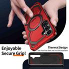 For Samsung Galaxy A55 5G Cooling MagSafe Holder Phone Case(Red) - 3